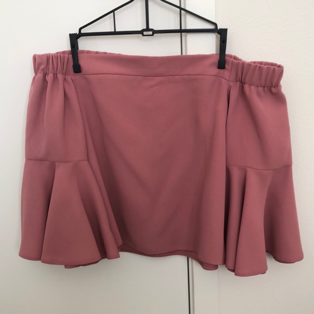 TopShop off the shoulder shirt